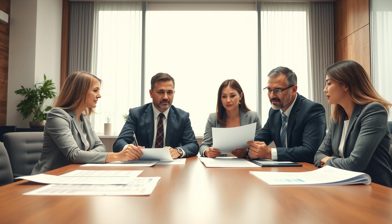 Family elder care planning discussion